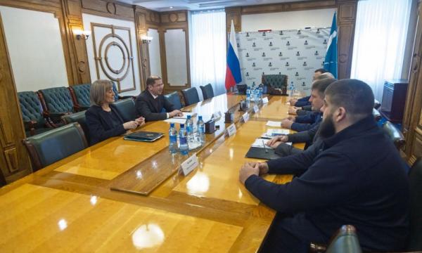 Алексей Белик встретился с первым заместителем руководителя казначейства России Эли Исаевым