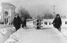 Южно-Сахалинск после метели