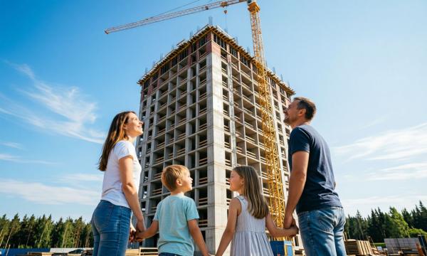 В России предложили строить большие квартиры для улучшения демографии