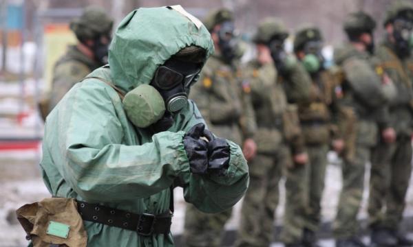 Военнослужащие на Сахалине сдали нормативы по РХБ защите