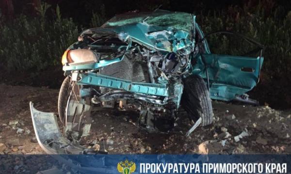 В Приморье в аварии пострадали пять человек, включая двоих детей