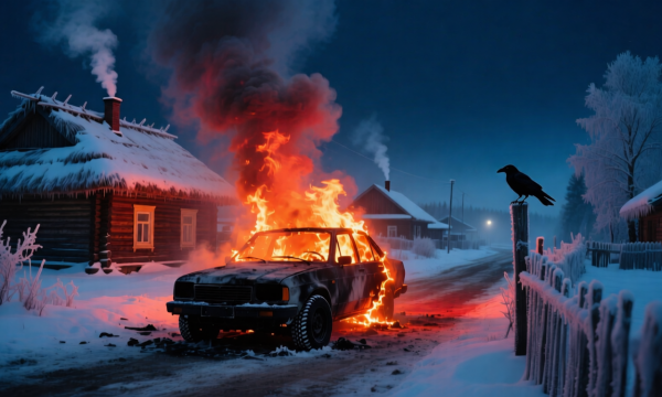 На Сахалине пожарные за ночь потушили два автомобиля &ndash; в Поронайске и Холмске