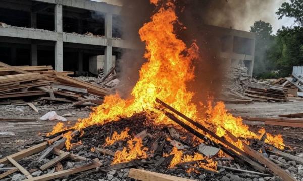 Охинские пожарные трижды за сутки выезжали на тушение мусора