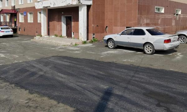 В Сахалинской области завершили ямочный ремонт в 221 дворе