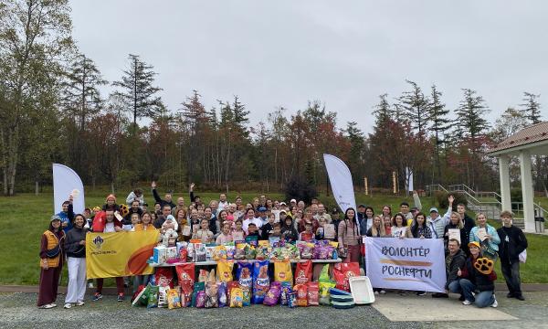 Волонтеры АО «Сахалинморнефтегаз-Шельф» собрали 320 кг кормов для приютов бездомных животных