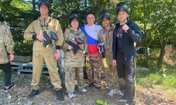Команда Южно-Сахалинска победила в пейнтбольных соревнованиях