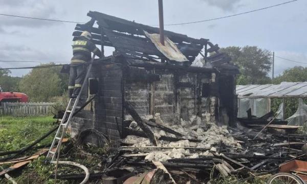 Пожарные потушили горящую баню в селе Ольховка Углегорского района Пожарные потушили горящую баню в селе Ольховка Углегорского района