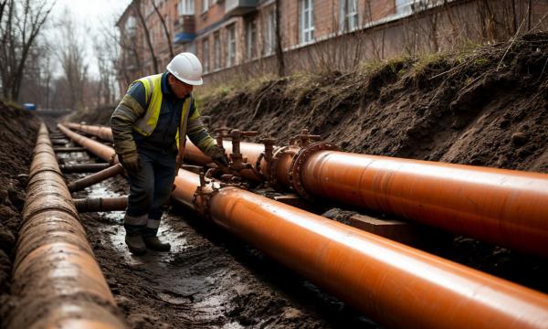 В Южно-Сахалинске перекроют улицу Чехова для замены 260 метров теплотрассы