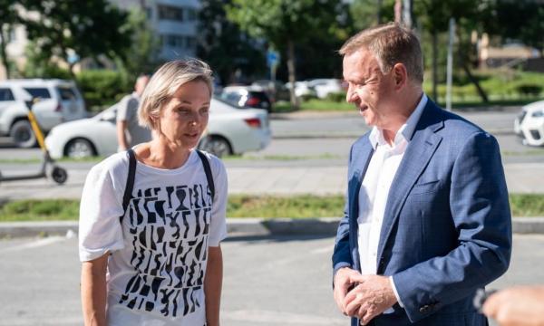Мэр Южно-Сахалинска требует ускорить благоустройство проспекта Победы