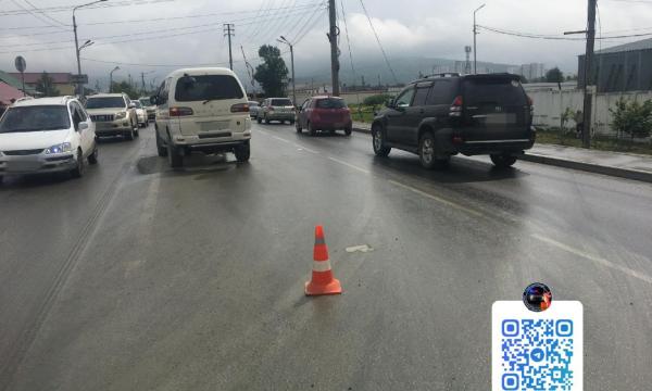 В Южно-Сахалинске автомобиль сбил пешехода