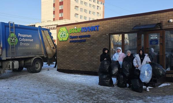 На Сахалине детский сад сдал 100 кг пластика
