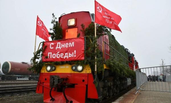 Навстречу великому празднику: поезд Победы побывал в Поронайске