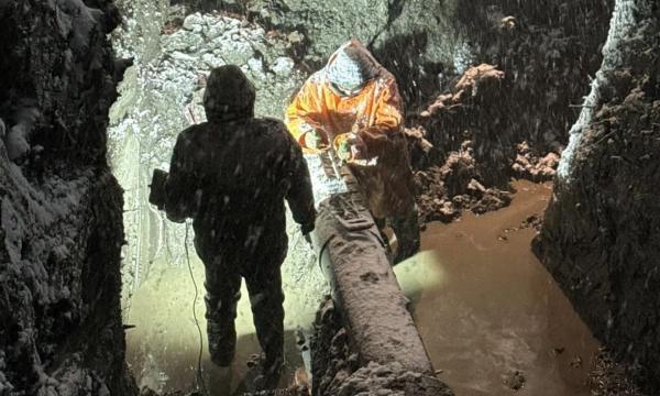 Пять сёл в Долинском районе остались без воды из-за аварии