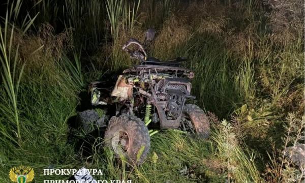 В Приморье семилетний ребенок погиб за рулем квадроцикла