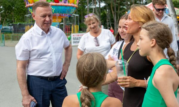 В городском парке им. Ю.А. Гагарина продолжается благоустройство