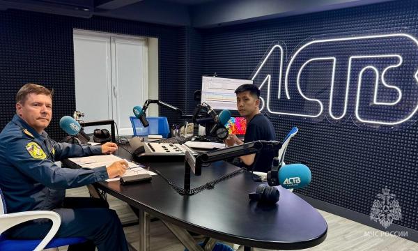 В эфире радио   АСТВ поговорили о безопасности на воде