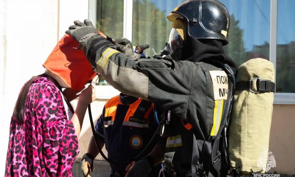 В доме культуры &laquo;Родина&raquo;    прошло пожарно-тактическое учение