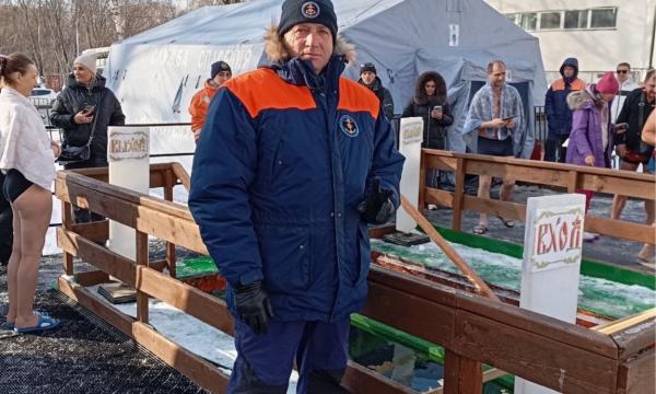 Крещение в Сахалинской области прошло без происшествий