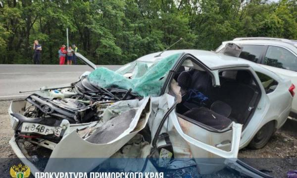 В Приморье в страшной аварии погиб ребенок