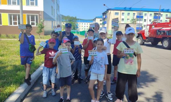 Сахалинские спасатели провели масштабную профилактику пожаров в условиях аномальной жары