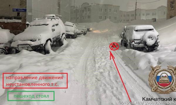 На Камчатке водитель сбил пешехода и скрылся