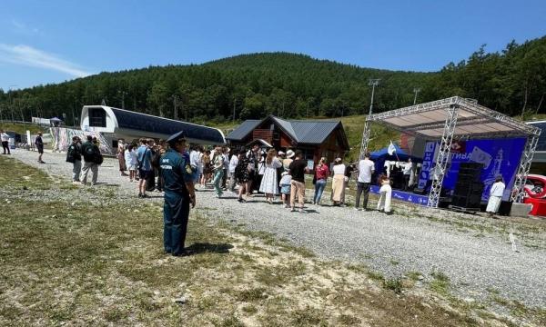 Сотрудники МЧС России активно участвовали в обеспечении безопасности на «Фестивале студенческих отрядов Сахалинской области».