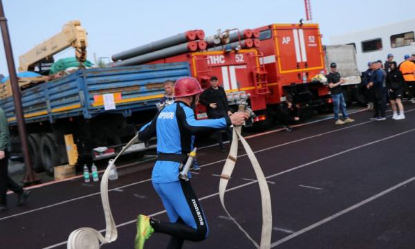 Смотр-конкурс по пожарно-спасательному спорту прошёл в селе Троицкое