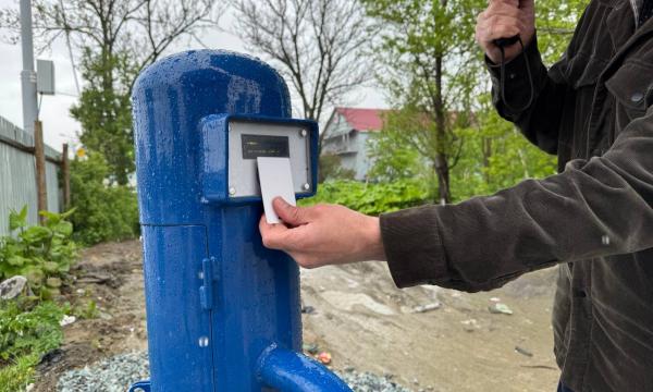 В Южно-Сахалинске появилась первая «умная» водоразборная колонка