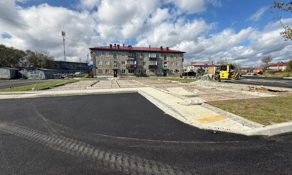 Капитальный ремонт дворов в Анивском районе близится к завершению