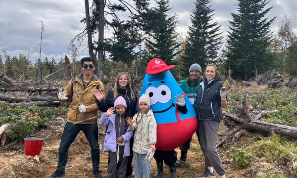 Эковолонтеры РВК-Сахалин высадили 3500 саженцев лиственниц в Корсаковском районе