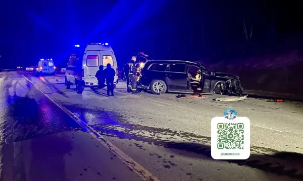 На трассе Невельск - Томари столкнулись легковой и грузовой автомобиль