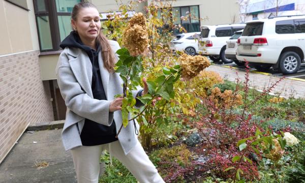 Жительница Южно-Сахалинска преобразила свой двор и подъезд на улице Комсомольской Жительница Южно-Сахалинска преобразила свой двор и подъезд на улице Комсомольской