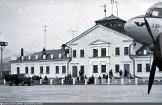 Старый аэропорт Южно-Сахалинска в районе Большая Елань
