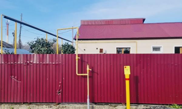 Первое домовладение в Покровке подключено к газу