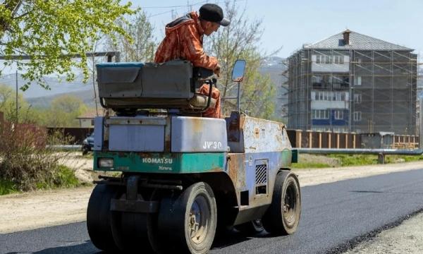 В Луговом завершается ремонт улицы 2-ой Железнодорожной