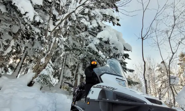 Прогулки на снегоходах 1